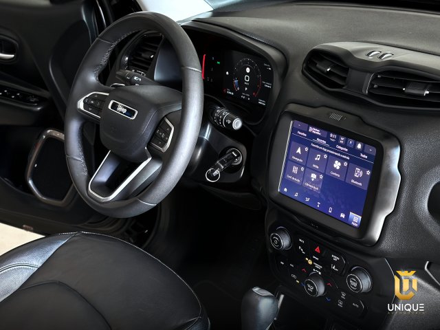 Jeep Renegade 1.3 T270 TURBO FLEX LONGITUDE AT6 2023/2024 preto à venda na Unique Automóveis em Indaiatuba — foto 11
