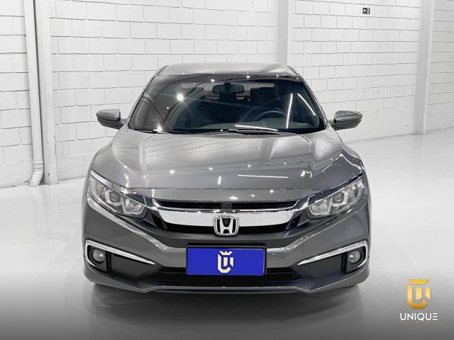 Honda Civic 2.0 16V FLEXONE EX 4P CVT 2021 cinza à venda na Unique Automóveis em Indaiatuba — foto 4