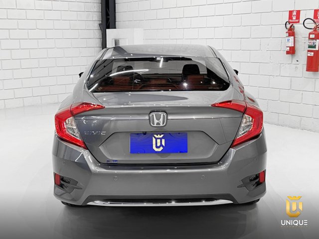 Honda Civic 2.0 16V FLEXONE EX 4P CVT 2021 cinza à venda na Unique Automóveis em Indaiatuba — foto 5