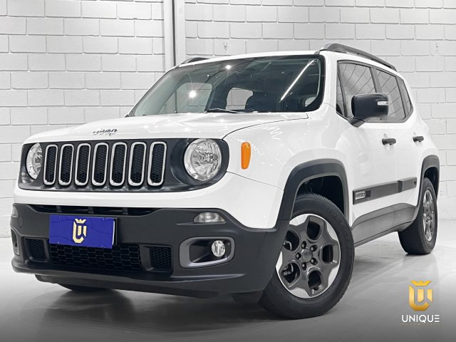 Jeep Renegade 1.8 16V FLEX SPORT 4P MANUAL 2016 branco à venda na Unique Automóveis em Indaiatuba — foto 2