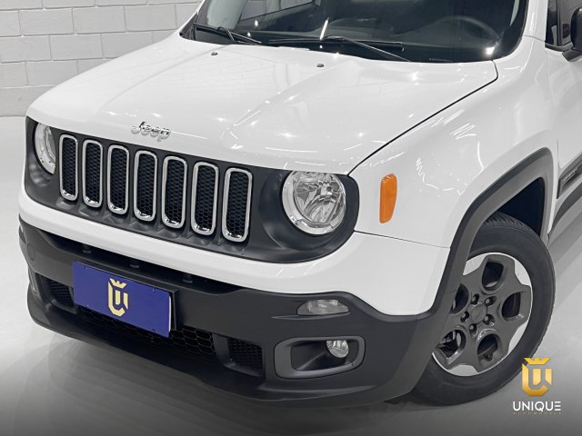 Jeep Renegade 1.8 16V FLEX SPORT 4P MANUAL 2016 branco à venda na Unique Automóveis em Indaiatuba — foto 3