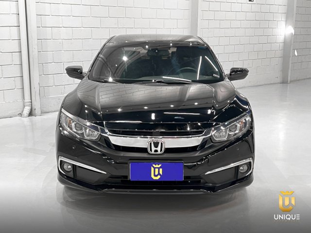 Honda Civic 2.0 16V FLEXONE EXL 4P CVT 2019/2020 preto à venda na Unique Automóveis em Indaiatuba — foto 4