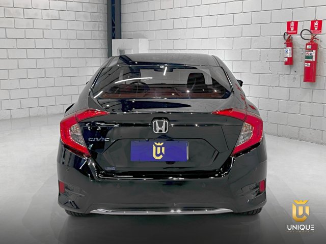 Honda Civic 2.0 16V FLEXONE EXL 4P CVT 2019/2020 preto à venda na Unique Automóveis em Indaiatuba — foto 5