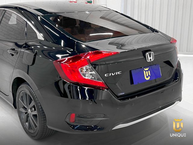 Honda Civic 2.0 16V FLEXONE EXL 4P CVT 2019/2020 preto à venda na Unique Automóveis em Indaiatuba — foto 6