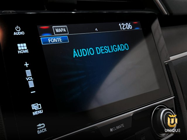 Honda Civic 2.0 16V FLEXONE EXL 4P CVT 2019/2020 preto à venda na Unique Automóveis em Indaiatuba — foto 15