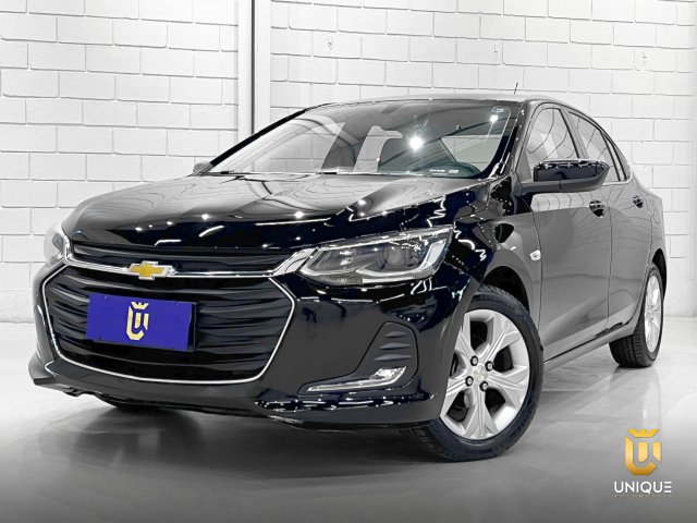 Chevrolet Onix 1.0 TURBO FLEX PLUS PREMIER AUTOMÁTICO 2019/2020 preto à venda na Unique Automóveis em Indaiatuba — foto 2