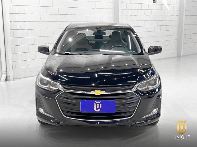 Chevrolet Onix 1.0 TURBO FLEX PLUS PREMIER AUTOMÁTICO 2019/2020 preto à venda na Unique Automóveis em Indaiatuba — foto 4