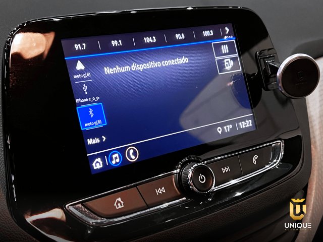 Chevrolet Onix 1.0 TURBO FLEX PLUS PREMIER AUTOMÁTICO 2019/2020 preto à venda na Unique Automóveis em Indaiatuba — foto 11