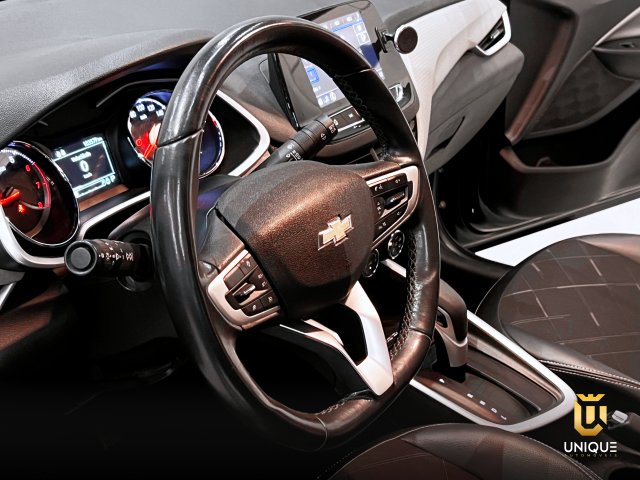 Chevrolet Onix 1.0 TURBO FLEX PLUS PREMIER AUTOMÁTICO 2019/2020 preto à venda na Unique Automóveis em Indaiatuba — foto 15