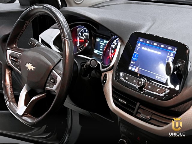 Chevrolet Onix 1.0 TURBO FLEX PLUS PREMIER AUTOMÁTICO 2019/2020 preto à venda na Unique Automóveis em Indaiatuba — foto 20