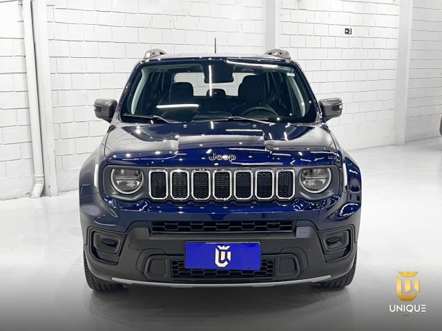 Jeep Renegade 1.3 T270 TURBO FLEX LONGITUDE AT6 2024 azul à venda na Unique Automóveis em Indaiatuba — foto 4