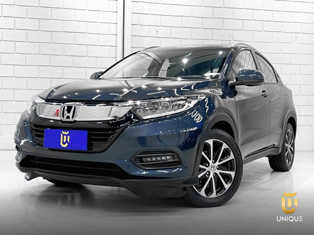 Honda Hr-v 1.8 16V FLEX EXL 4P AUTOMÁTICO 2021 azul à venda na Unique Automóveis em Indaiatuba — foto 2