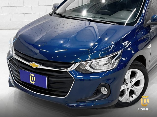 Chevrolet Onix 1.0 TURBO FLEX PLUS LTZ AUTOMÁTICO 2022/2023 azul à venda na Unique Automóveis em Indaiatuba — foto 3