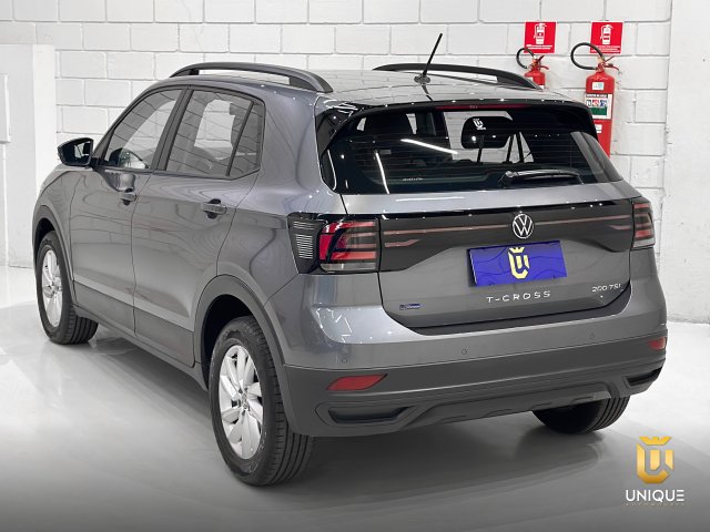 Volkswagen T-cross 1.0 200 TSI TOTAL FLEX AUTOMÁTICO 2024 cinza à venda na Unique Automóveis em Indaiatuba — foto 6
