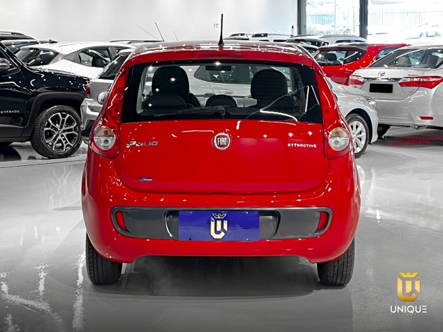 Fiat Palio 1.0 MPI ATTRACTIVE 8V FLEX 4P MANUAL 2017 vermelho à venda na Unique Automóveis em Indaiatuba — foto 5
