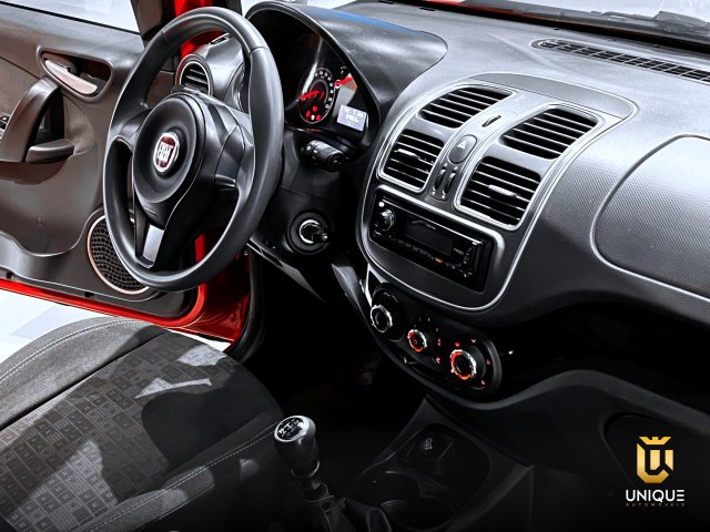 Fiat Palio 1.0 MPI ATTRACTIVE 8V FLEX 4P MANUAL 2017 vermelho à venda na Unique Automóveis em Indaiatuba — foto 16