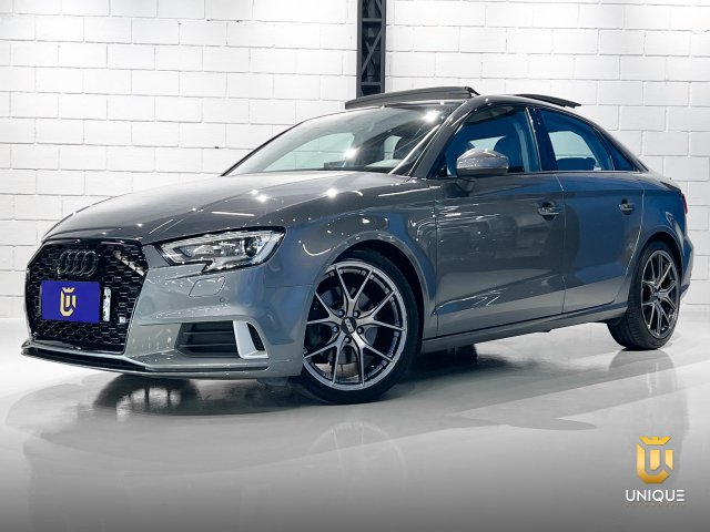 Audi A3 2.0 TFSI SEDAN AMBITION 16V GASOLINA 4P S-TRONIC 2018 cinza à venda na Unique Automóveis em Indaiatuba — foto 2