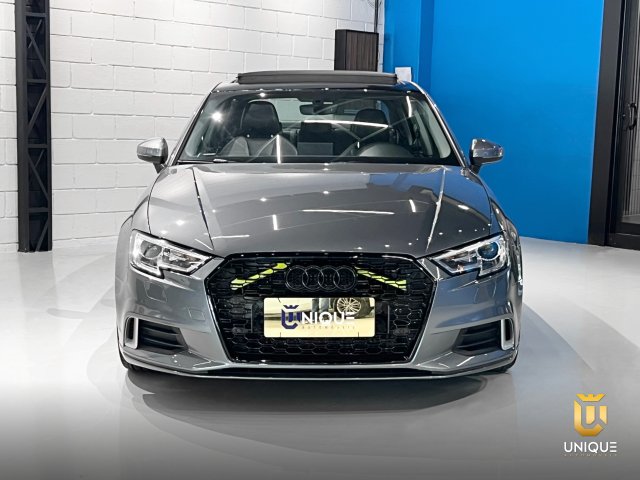 Audi A3 2.0 TFSI SEDAN AMBITION 16V GASOLINA 4P S-TRONIC 2018 cinza à venda na Unique Automóveis em Indaiatuba — foto 4