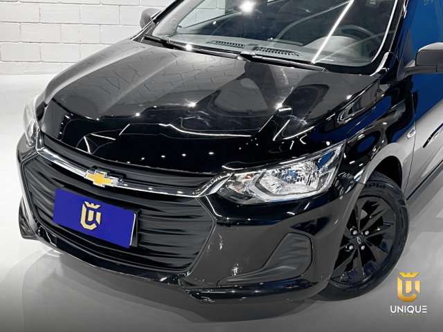 Chevrolet Onix 1.0 TURBO FLEX PLUS AUTOMATICO 2022/2023 preto à venda na Unique Automóveis em Indaiatuba — foto 3