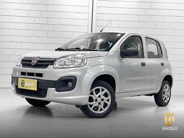 Fiat Uno 1.0 FIREFLY FLEX ATTRACTIVE 4P MANUAL 2016/2017 prata à venda na Unique Automóveis em Indaiatuba — foto 2