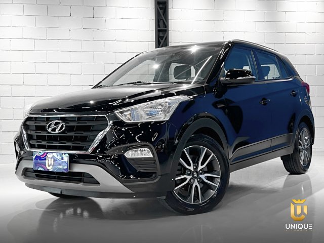 Hyundai Creta 1.6 16V FLEX PULSE AUTOMATICO 2017/2018 preto à venda na Unique Automóveis em Indaiatuba — foto 2