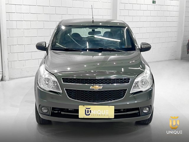 Chevrolet Agile 1.4 MPFI LTZ 8V FLEX 4P MANUAL 2010/2011 verde à venda na Unique Automóveis em Indaiatuba — foto 4