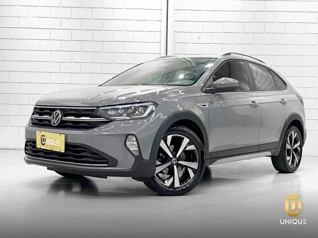 Volkswagen Nivus 1.0 200 TSI TOTAL FLEX HIGHLINE AUTOMÁTICO 2020/2021 cinza à venda na Unique Automóveis em Indaiatuba — foto 2
