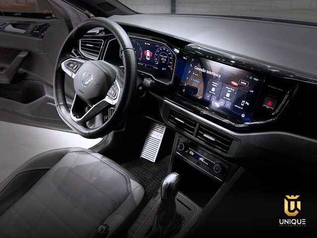 Volkswagen Nivus 1.0 200 TSI TOTAL FLEX HIGHLINE AUTOMÁTICO 2020/2021 cinza à venda na Unique Automóveis em Indaiatuba — foto 19