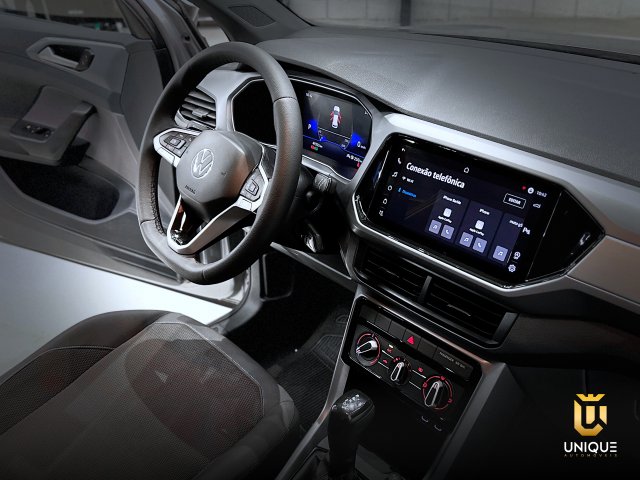 Volkswagen T-cross 1.0 200 TSI TOTAL FLEX AUTOMÁTICO 2023/2024 prata à venda na Unique Automóveis em Indaiatuba — foto 19