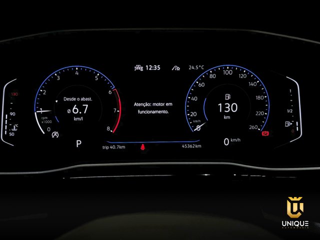 Volkswagen T-cross 1.0 200 TSI TOTAL FLEX COMFORTLINE AUTOMÁTICO 2023/2024 cinza à venda na Unique Automóveis em Indaiatuba — foto 10