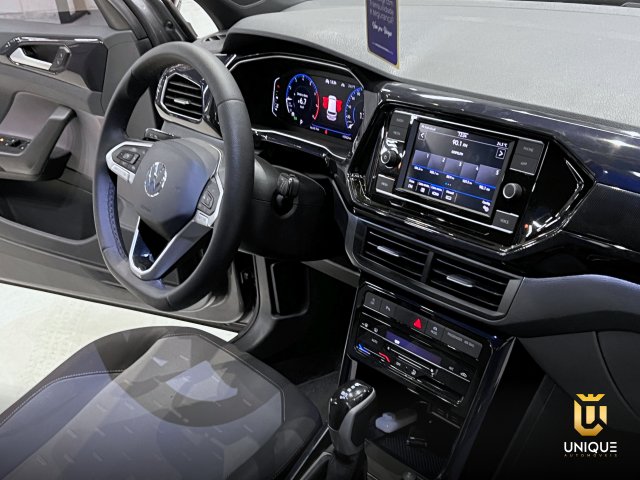 Volkswagen T-cross 1.0 200 TSI TOTAL FLEX COMFORTLINE AUTOMÁTICO 2023/2024 cinza à venda na Unique Automóveis em Indaiatuba — foto 16