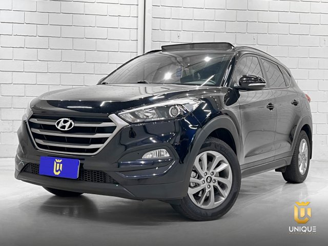 Hyundai Tucson 1.6 16V T-GDI GASOLINA GLS ECOSHIFT 2018/2019 preto à venda na Unique Automóveis em Indaiatuba — foto 2