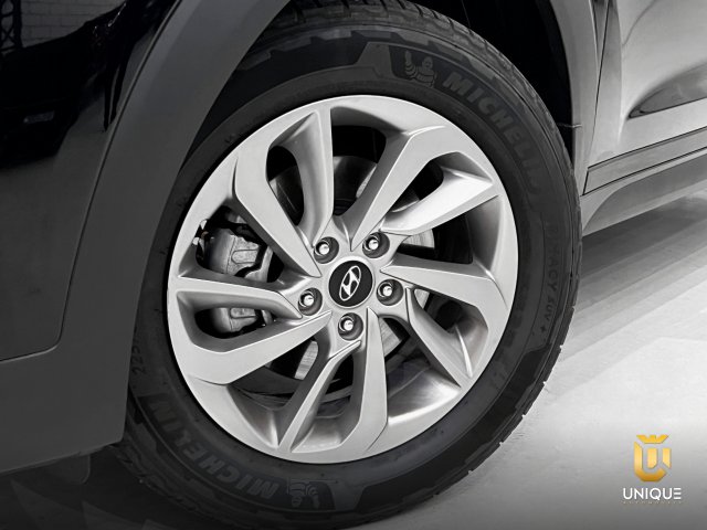 Hyundai Tucson 1.6 16V T-GDI GASOLINA GLS ECOSHIFT 2018/2019 preto à venda na Unique Automóveis em Indaiatuba — foto 9