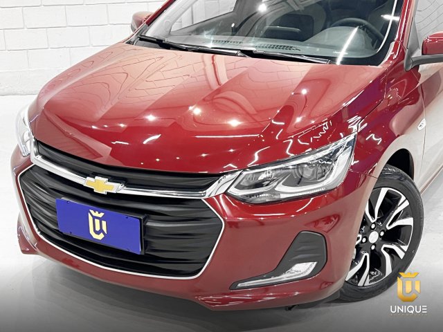 Chevrolet Onix 1.0 TURBO FLEX PLUS PREMIER AUTOMÁTICO 2022/2023 vermelho à venda na Unique Automóveis em Indaiatuba — foto 3