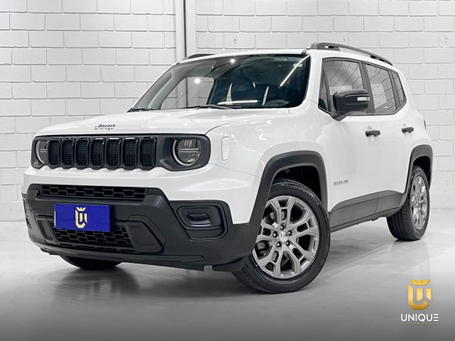 Jeep Renegade 1.3 T270 TURBO FLEX SPORT AT6 2022/2023 branco à venda na Unique Automóveis em Indaiatuba — foto 2