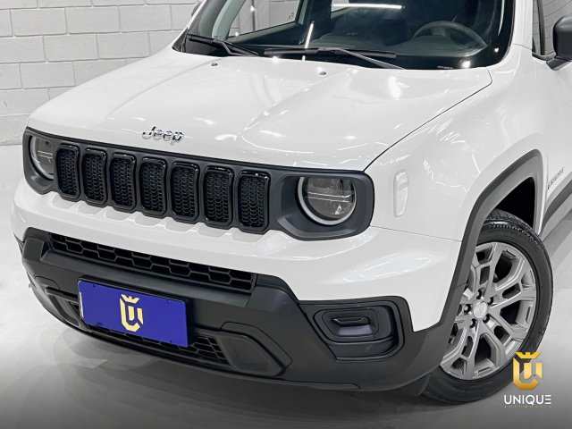 Jeep Renegade 1.3 T270 TURBO FLEX SPORT AT6 2022/2023 branco à venda na Unique Automóveis em Indaiatuba — foto 3