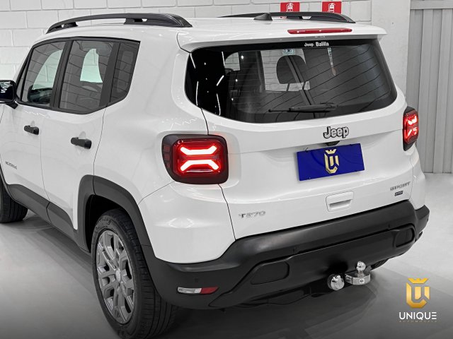 Jeep Renegade 1.3 T270 TURBO FLEX SPORT AT6 2022/2023 branco à venda na Unique Automóveis em Indaiatuba — foto 6