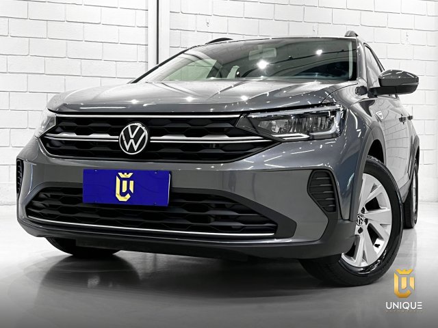 Volkswagen Nivus 1.0 200 TSI TOTAL FLEX COMFORTLINE AUTOMÁTICO 2022/2023 cinza à venda na Unique Automóveis em Indaiatuba — foto 3