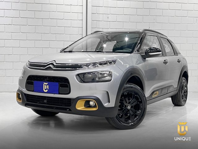 Citroën C4 Cactus 1.6 VTI 120 FLEX X-SERIES EAT6 2021/2022 cinza à venda na Unique Automóveis em Indaiatuba — foto 2