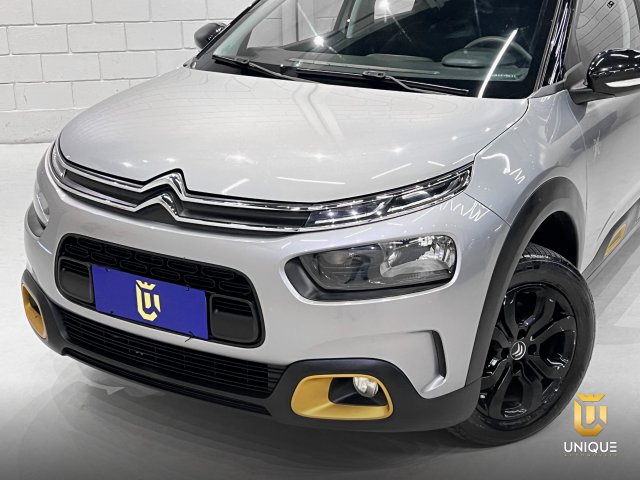 Citroën C4 Cactus 1.6 VTI 120 FLEX X-SERIES EAT6 2021/2022 cinza à venda na Unique Automóveis em Indaiatuba — foto 3