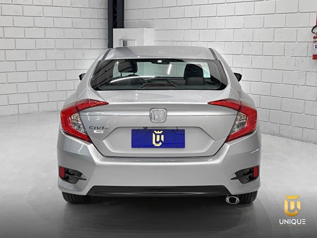 Honda Civic 2.0 16V FLEXONE SPORT 4P CVT 2016/2017 cinza à venda na Unique Automóveis em Indaiatuba — foto 5