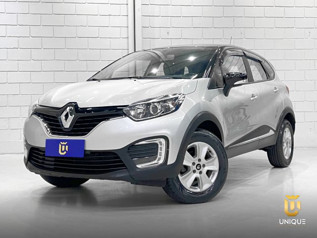 Renault Captur 1.6 16V SCE FLEX LIFE X-TRONIC 2018/2019 prata à venda na Unique Automóveis em Indaiatuba — foto 2
