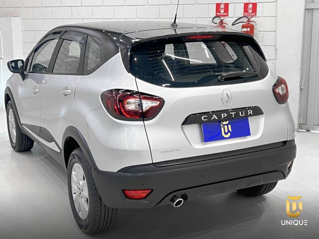 Renault Captur 1.6 16V SCE FLEX LIFE X-TRONIC 2018/2019 prata à venda na Unique Automóveis em Indaiatuba — foto 5