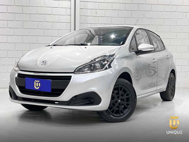 Peugeot 208 1.2 ACTIVE PACK 12V FLEX 4P MANUAL 2017/2018 prata à venda na Unique Automóveis em Indaiatuba — foto 2