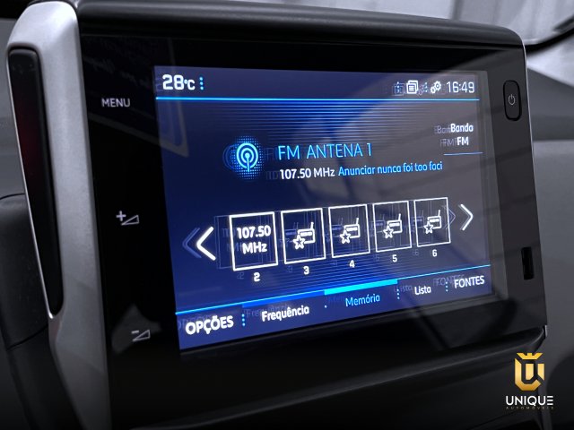 Peugeot 208 1.2 ACTIVE PACK 12V FLEX 4P MANUAL 2017/2018 prata à venda na Unique Automóveis em Indaiatuba — foto 12