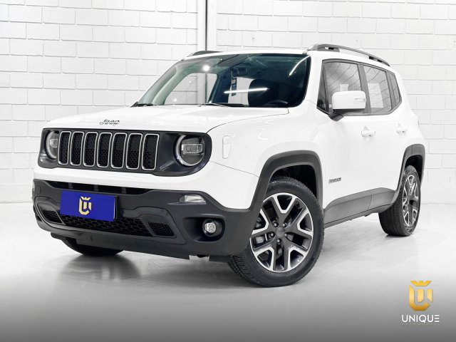 Jeep Renegade 1.8 16V FLEX LONGITUDE 4P AUTOMÁTICO 2021 branco à venda na Unique Automóveis em Indaiatuba — foto 2