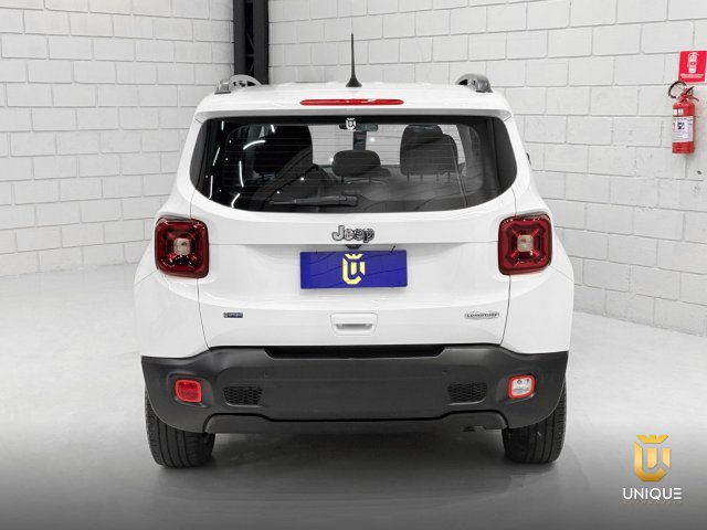 Jeep Renegade 1.8 16V FLEX LONGITUDE 4P AUTOMÁTICO 2021 branco à venda na Unique Automóveis em Indaiatuba — foto 5