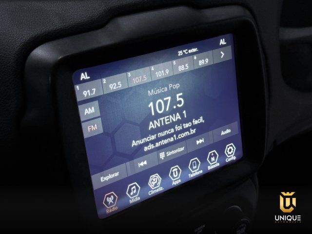 Jeep Renegade 1.8 16V FLEX LONGITUDE 4P AUTOMÁTICO 2021 branco à venda na Unique Automóveis em Indaiatuba — foto 12