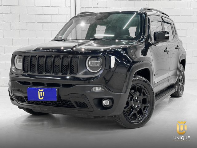Jeep Renegade 1.8 16V FLEX SPORT 4P AUTOMÁTICO 2021 preto à venda na Unique Automóveis em Indaiatuba — foto 2
