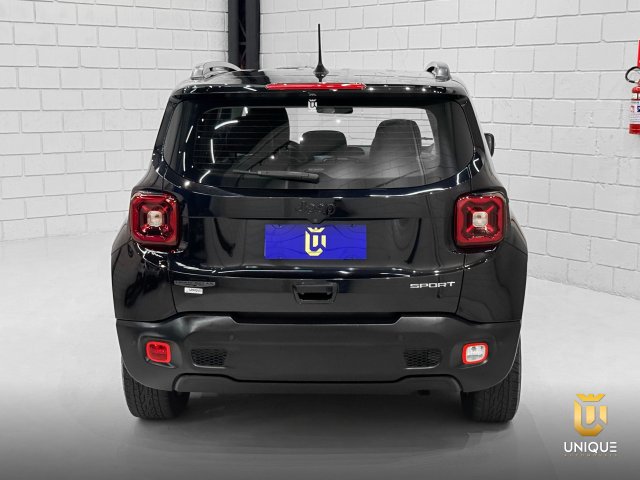 Jeep Renegade 1.8 16V FLEX SPORT 4P AUTOMÁTICO 2021 preto à venda na Unique Automóveis em Indaiatuba — foto 5
